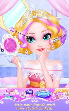 Sweet Princess Hair Salon Game Screenshot