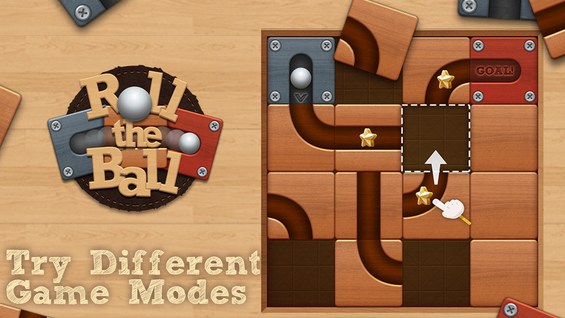 Roll the Ball: slide puzzle pour Android - Télécharger