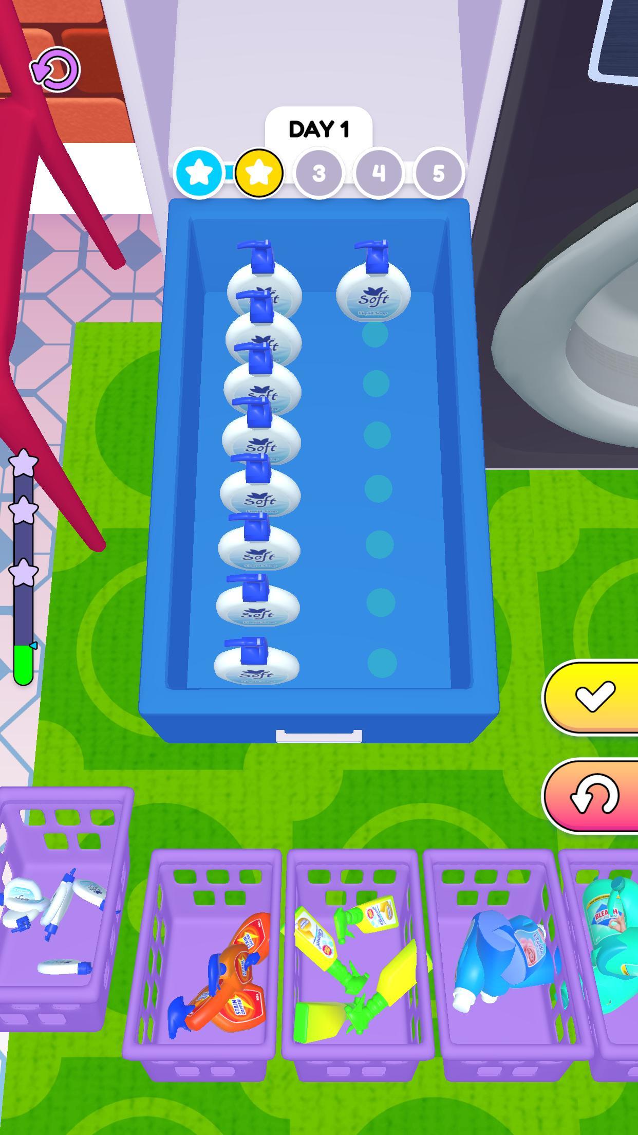 Cuplikan Layar Game Laundry Restock D.I.Y.