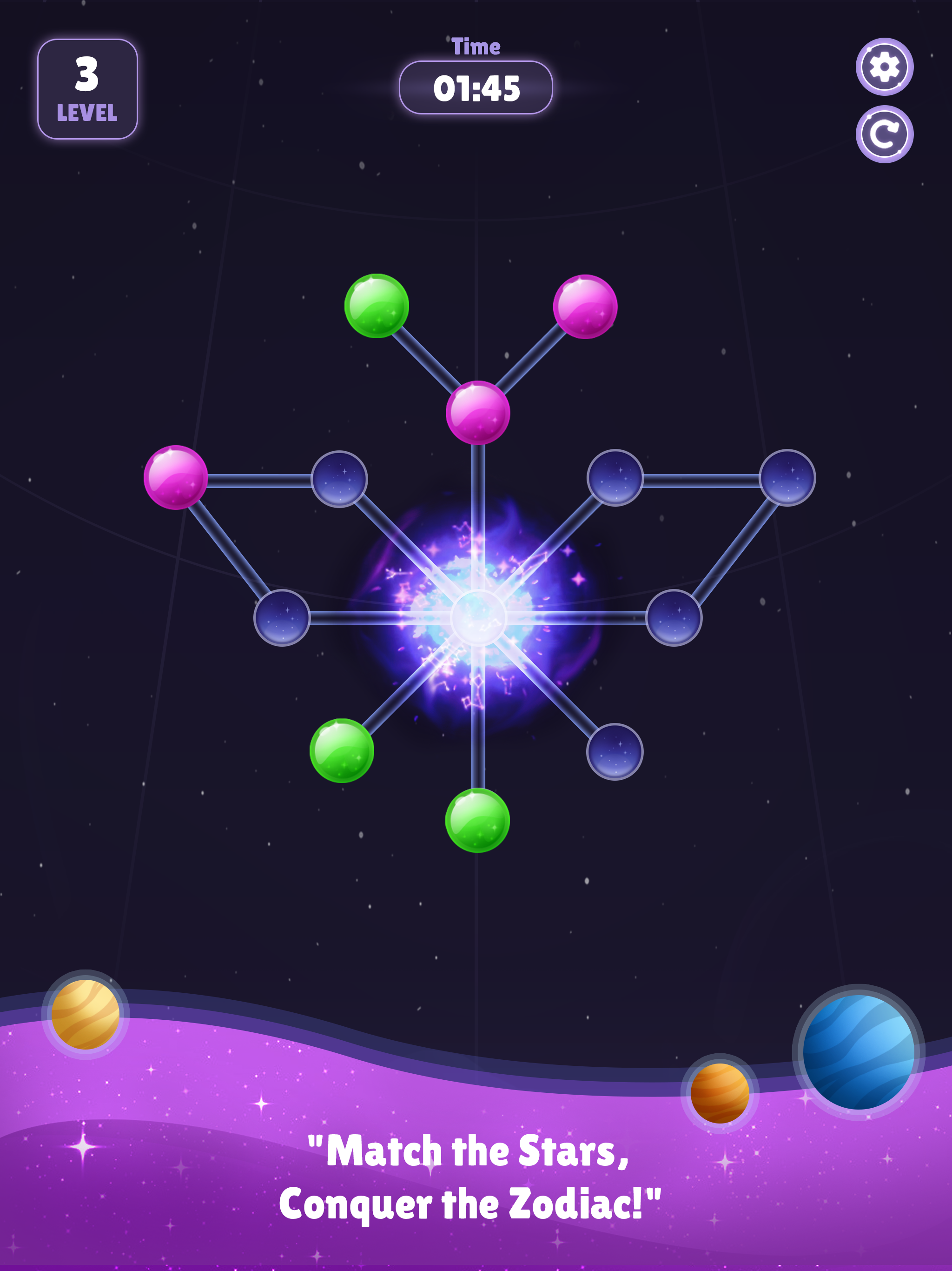 Jelly Dots: Flow Puzzles Game Screenshot
