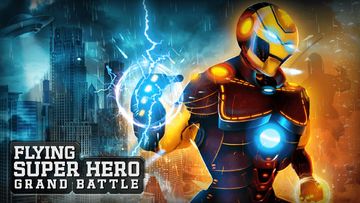 Flying Superhero GrandCity War Game Screenshot