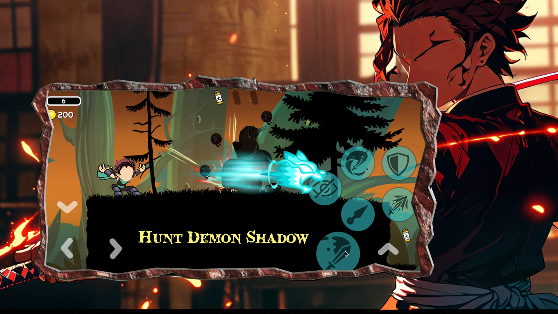 Demon Shadow Fighter Game Screenshot
