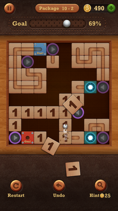Roll the Ball: Hidden Path Game Screenshot