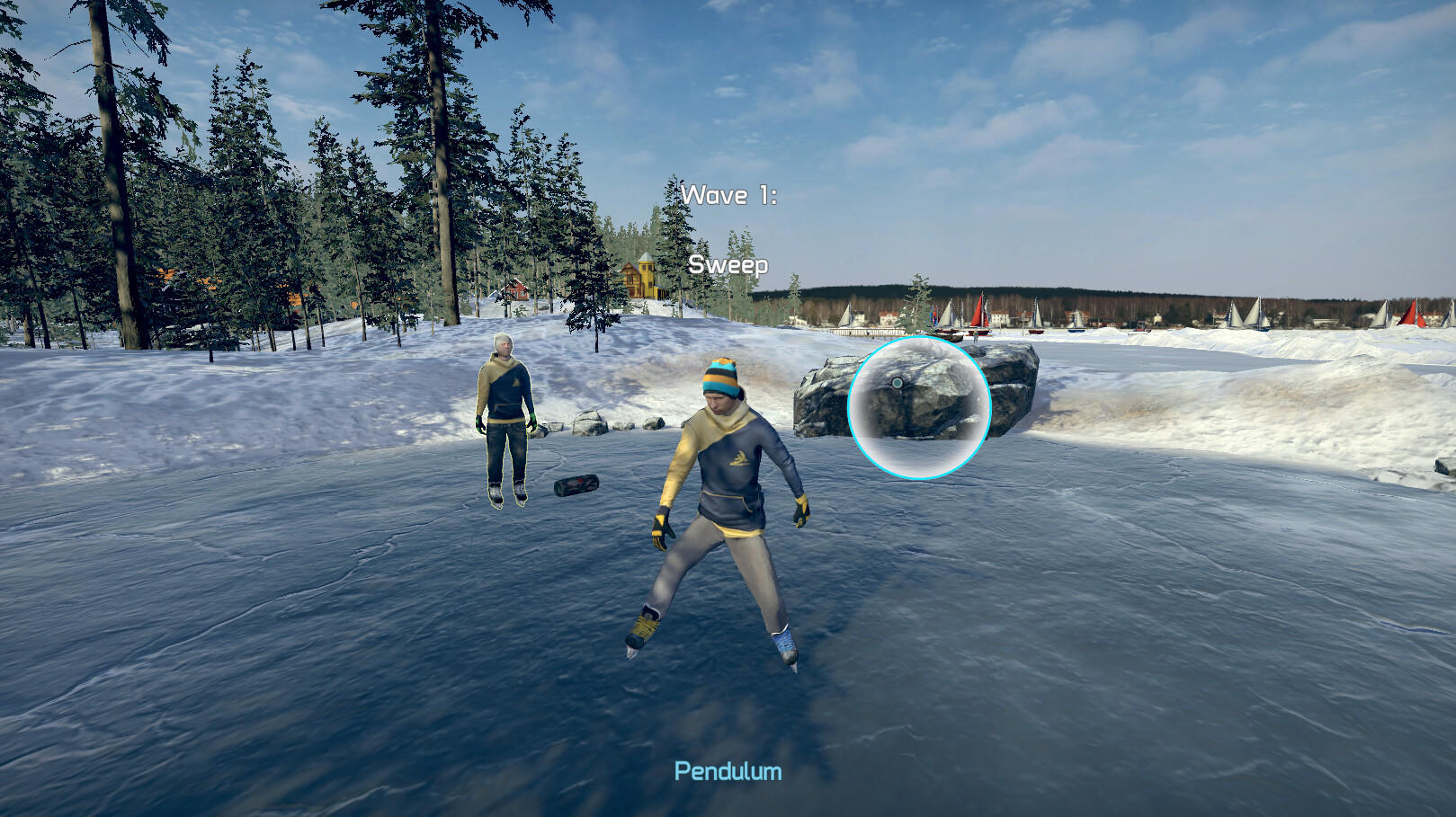 Freestyle Ice Skater ภาพหน้าจอเกม