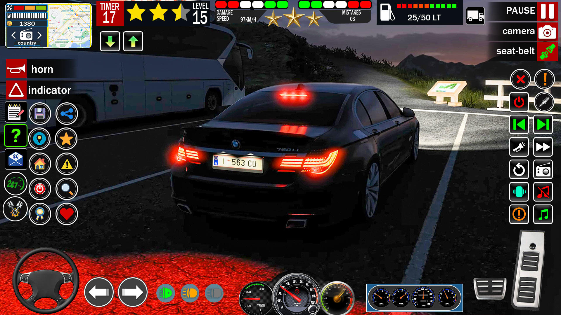 本物の車の駐車 車のゲーム 3D ゲームのスクリーンショット