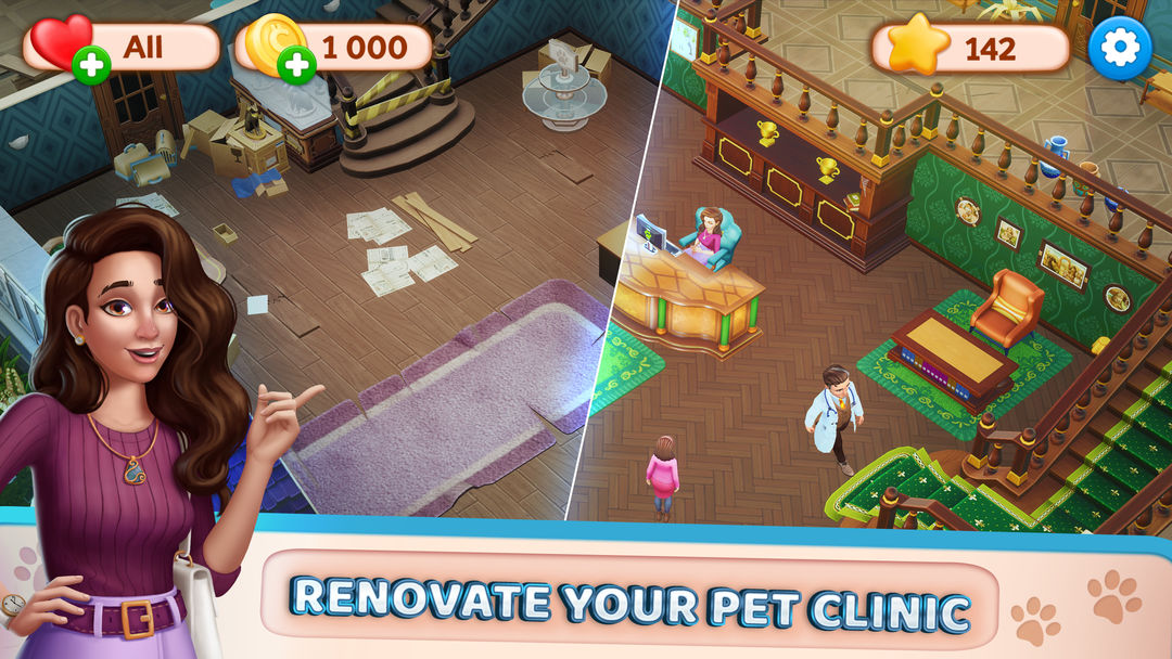 Pet Clinic - Free Puzzle Game With Cute Pets screenshot game