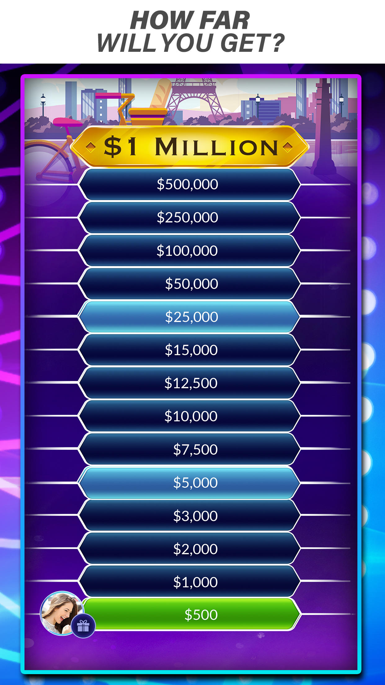 Official Millionaire Game Game Screenshot