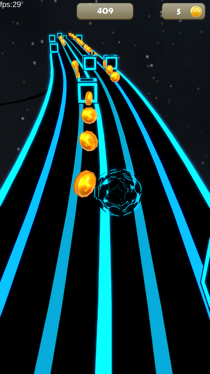 Space Rush ゲームのスクリーンショット