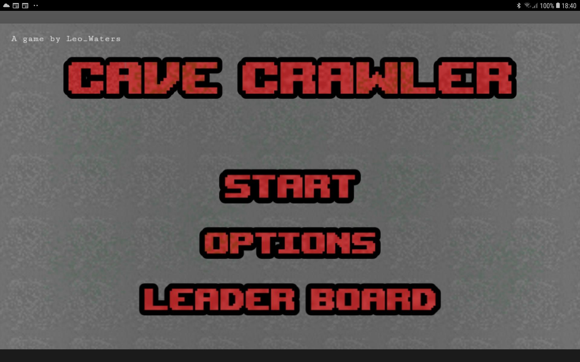 Captura de Tela do Jogo Cave Crawler