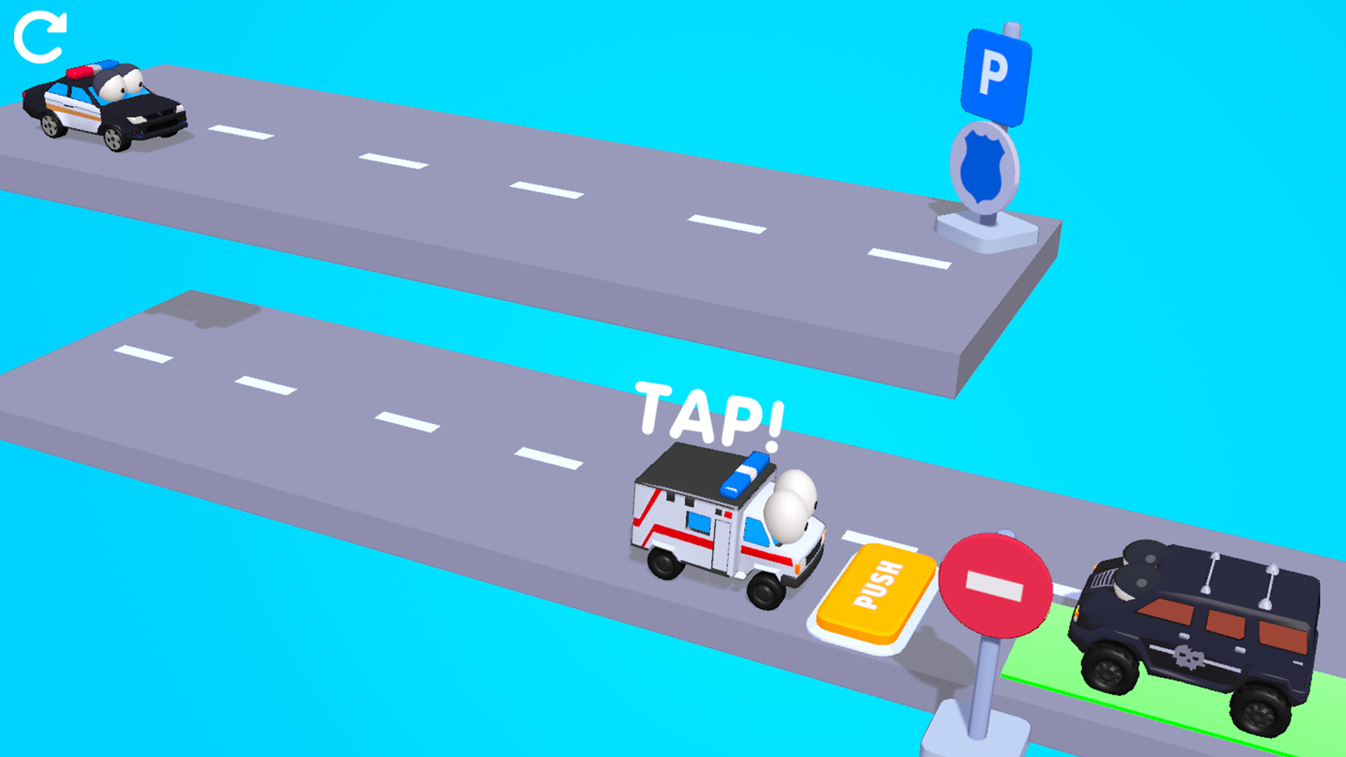 Vehicles 3D Game Screenshot