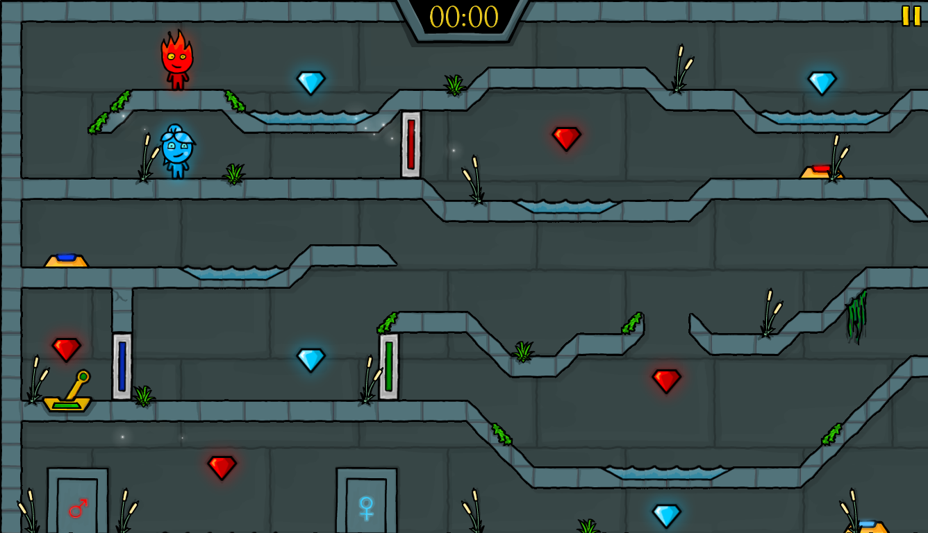 Captura de Tela do Jogo Fireboy & Watergirl: Elements