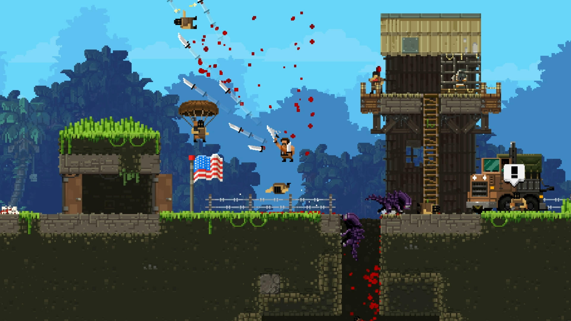 Broforce screenshot game