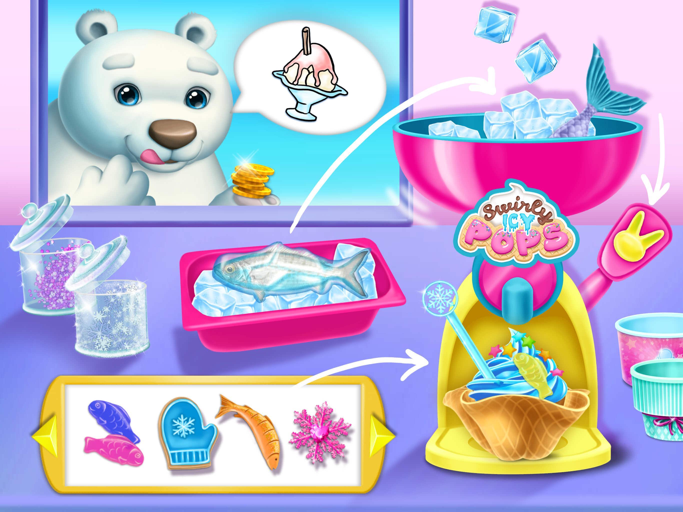 Swirly Icy Pops Game Screenshot