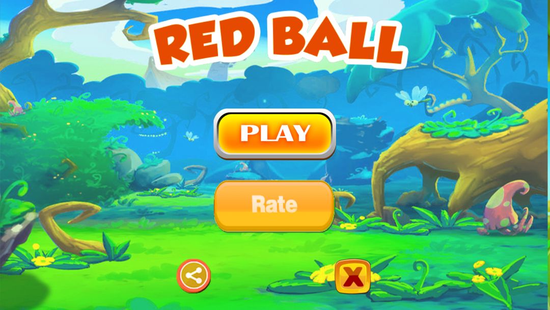 Super Red Ball Adventures,jump,bounce,roll ภาพหน้าจอเกม