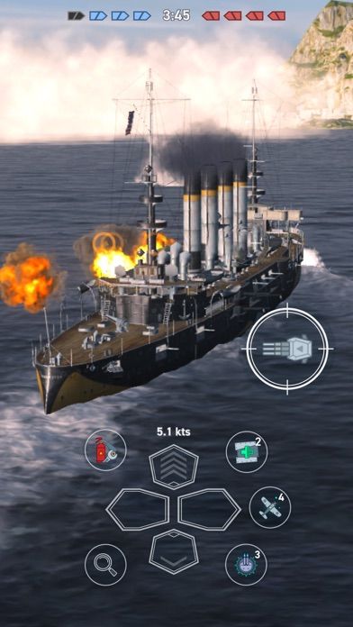 World of Warships: Legends PvP ภาพหน้าจอเกม