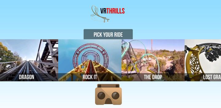 Banner of VR Thrills: Roller Coaster 360 (Google Cardboard) 2.3.1