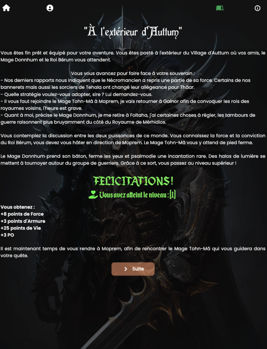 Cuplikan Layar Game Les Chroniques d'une Quête