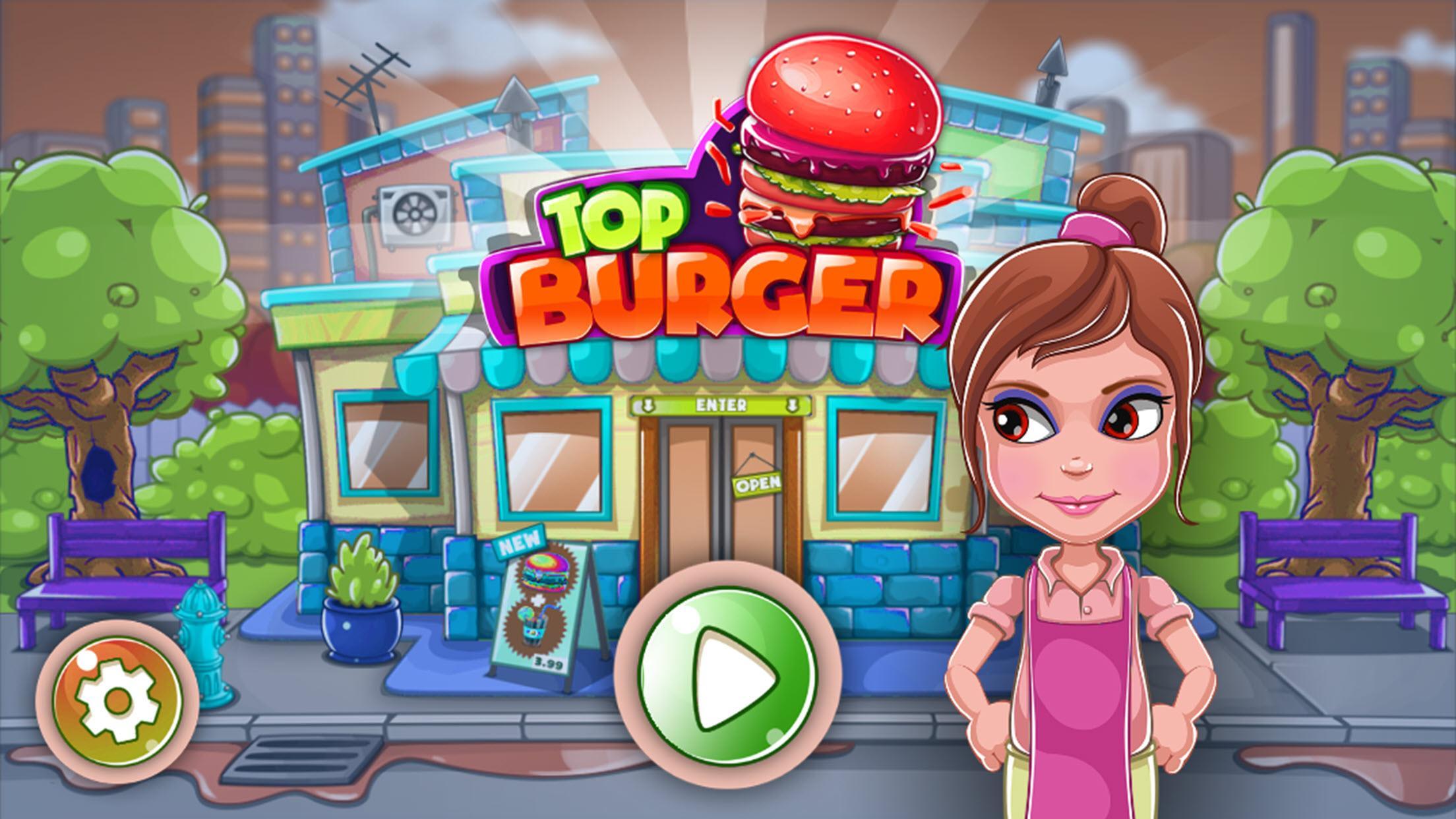 Cook Top Burger Game Screenshot