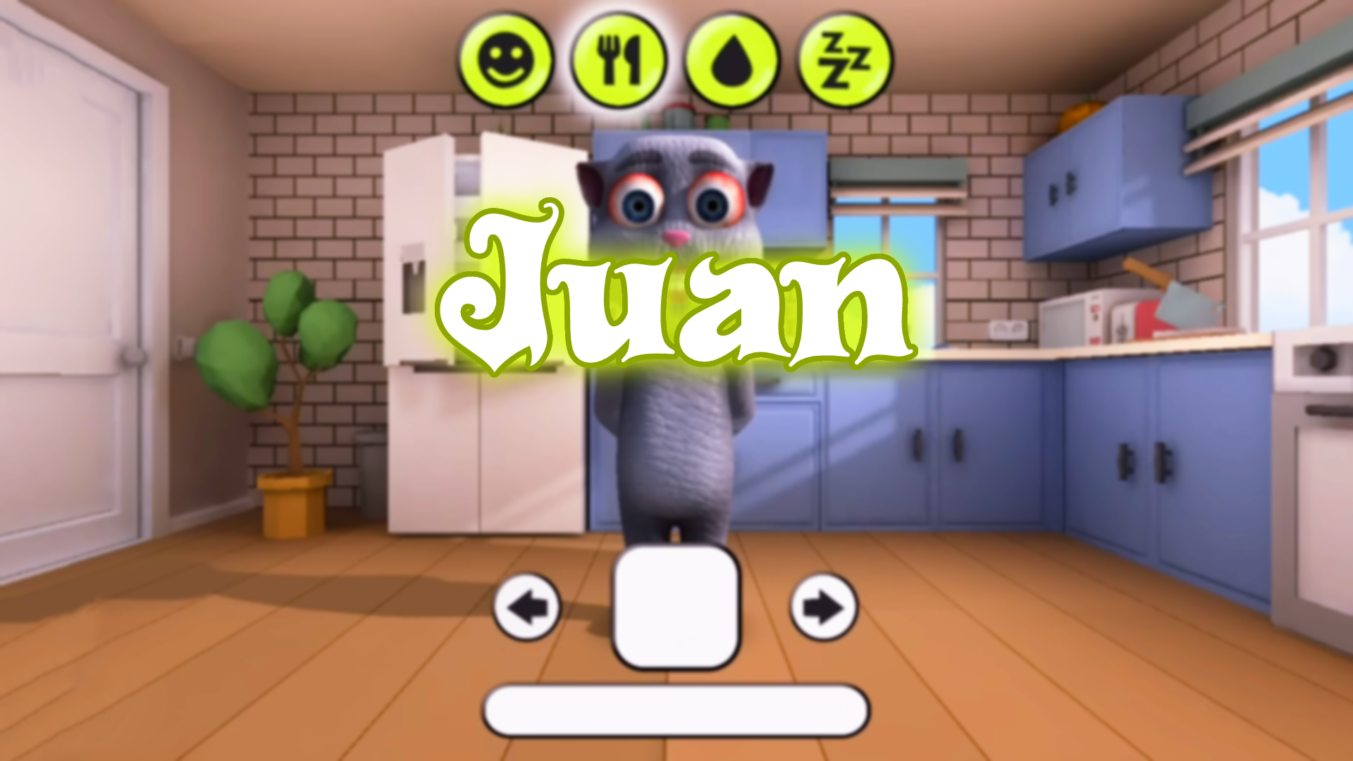 Cuplikan Layar Game Talking Juan Scary