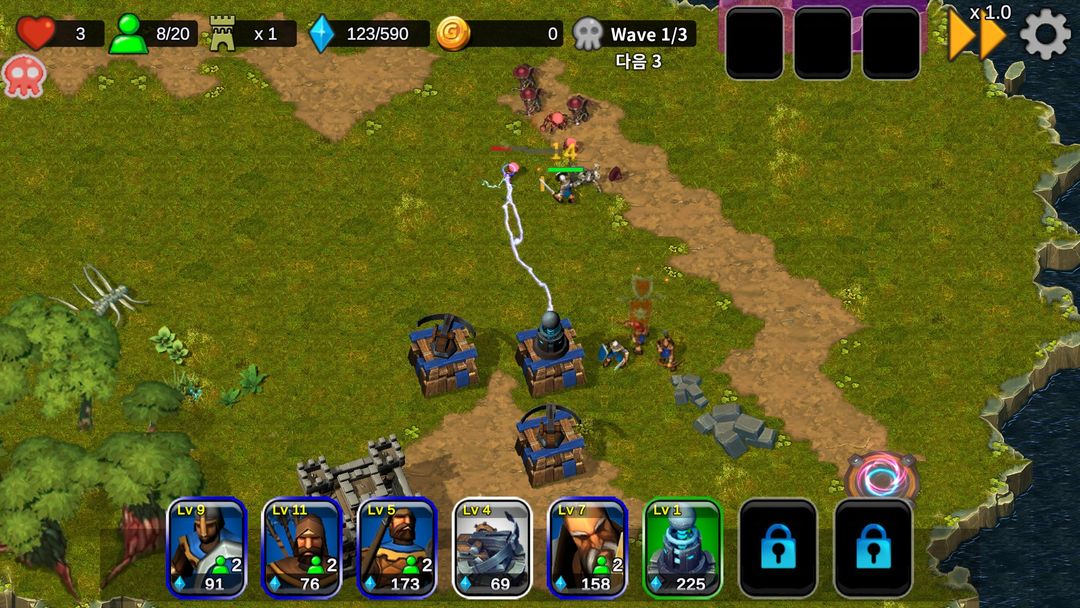 Defense Conductor screenshot game