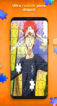 Shokugeki no Souma Puzzle Game Screenshot