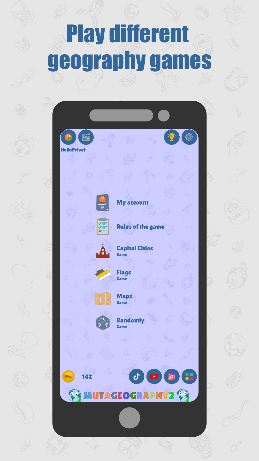 MutaGeography2 Game Screenshot