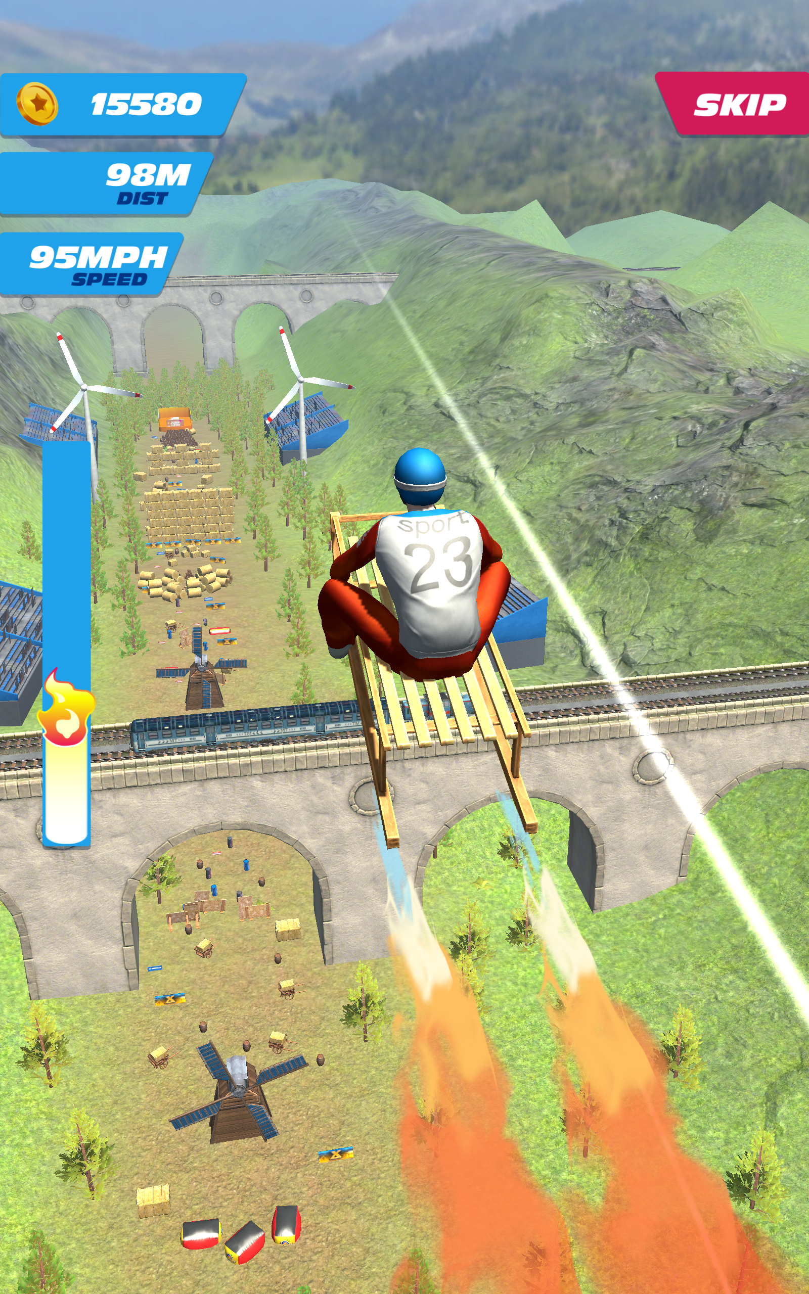 Ski Ramp Jumping 게임 스크린샷