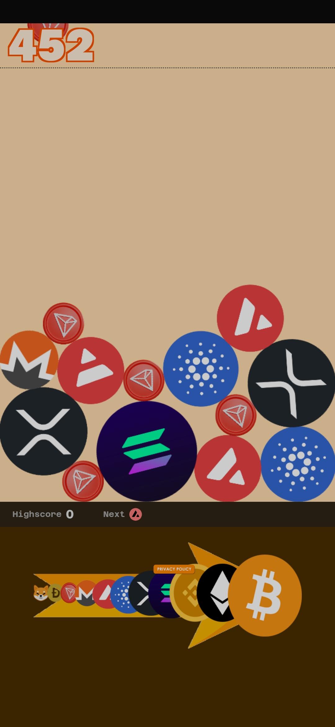 Crypto Fusion Game Screenshot