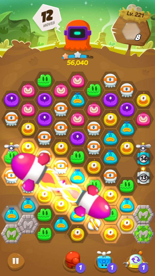 Screenshot of Momo Pop - Match 3 Games