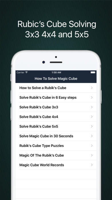 Screenshot 1 of 루빅스 큐브를 해결하는 방법 