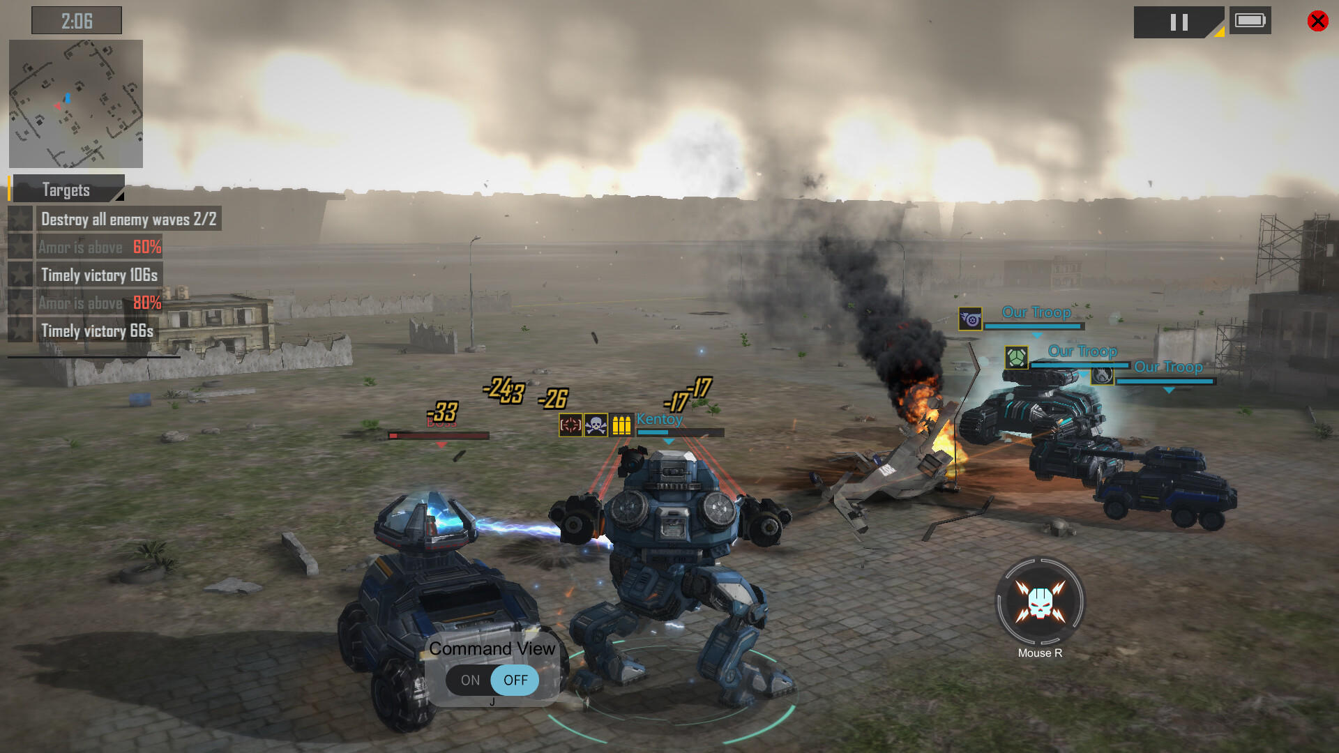 DeathGearX ゲームのスクリーンショット