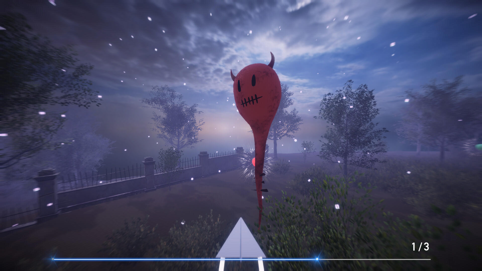 Captura de Tela do Jogo Paper Plane Arena - The Haunted House