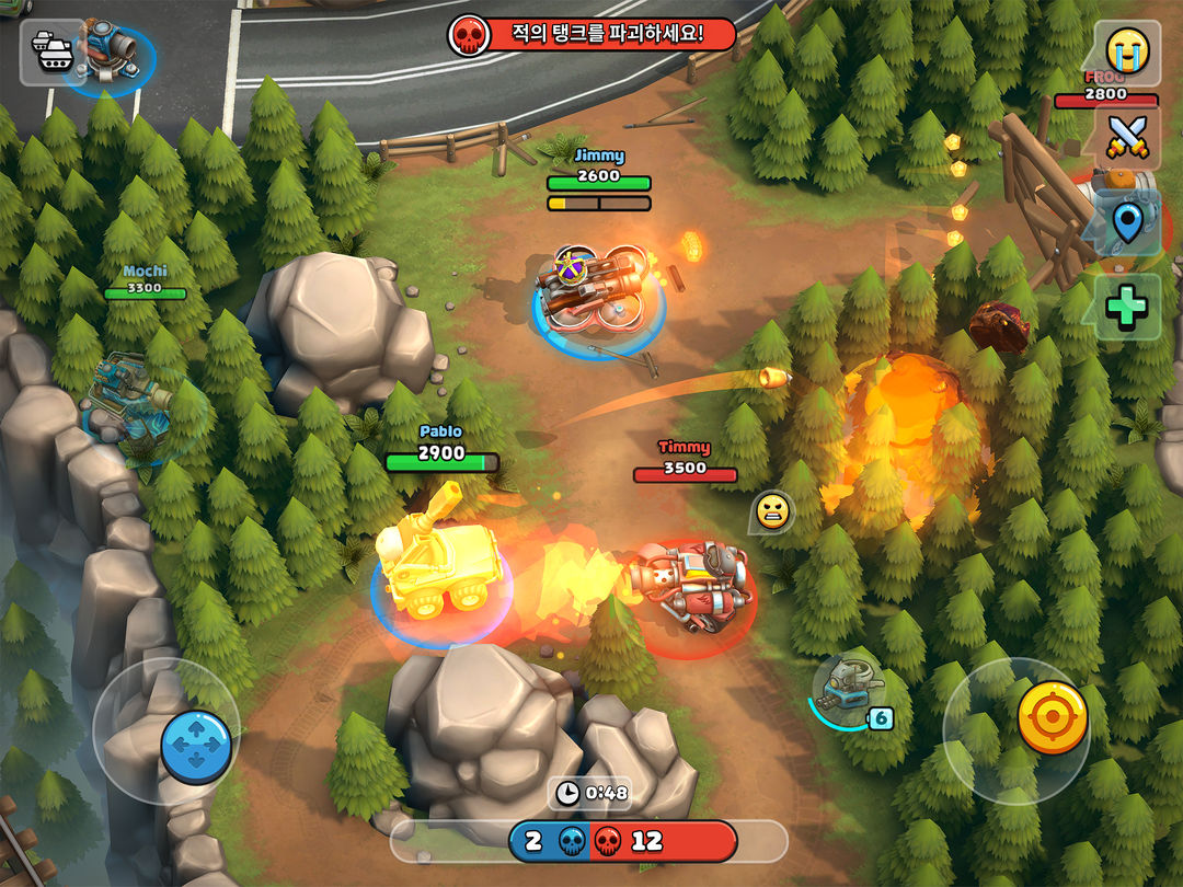 Pico Tanks: 멀티플레이어 메이헴 게임 스크린 샷
