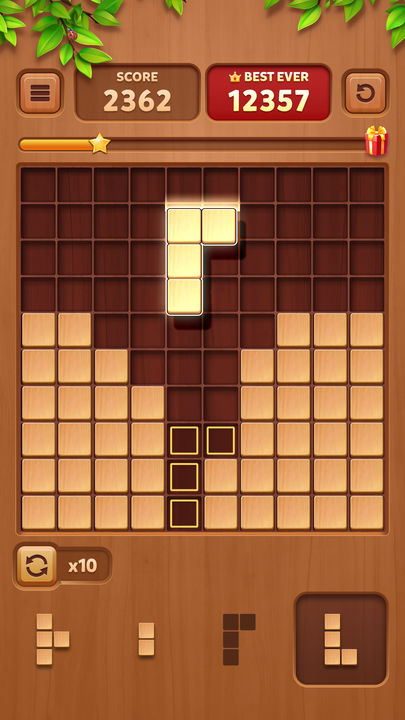 Screenshot 1 of Cube Block - Woody Puzzle Game 3.11.0