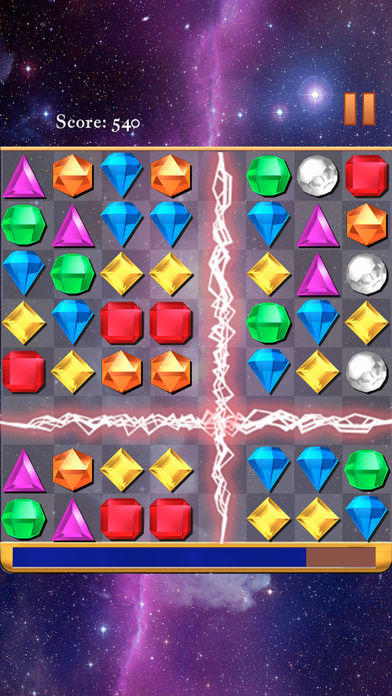 Space Bejewel Game Screenshot