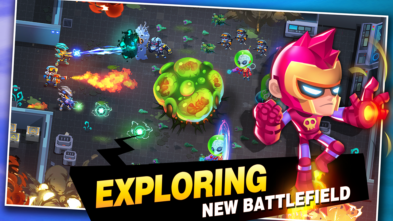Aliens Agent: Star Battlelands Game Screenshot