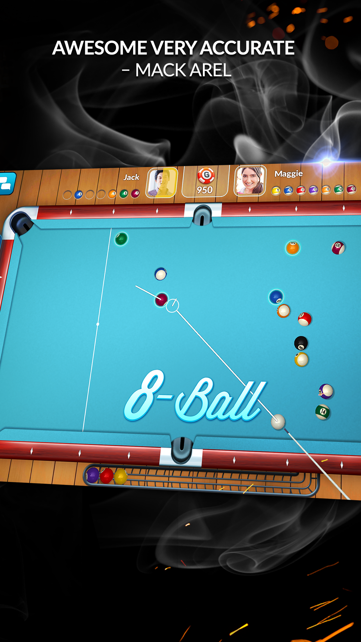 Screenshot of Pool Live Pro: 8-Ball 9-Ball