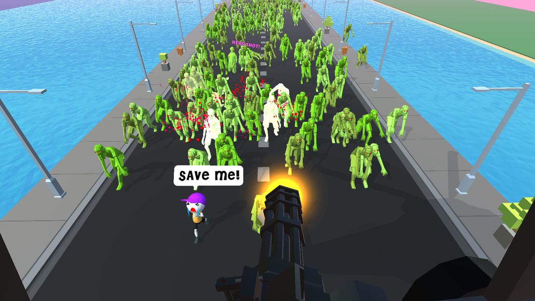 Save the Town - Gatling Gun screenshot game