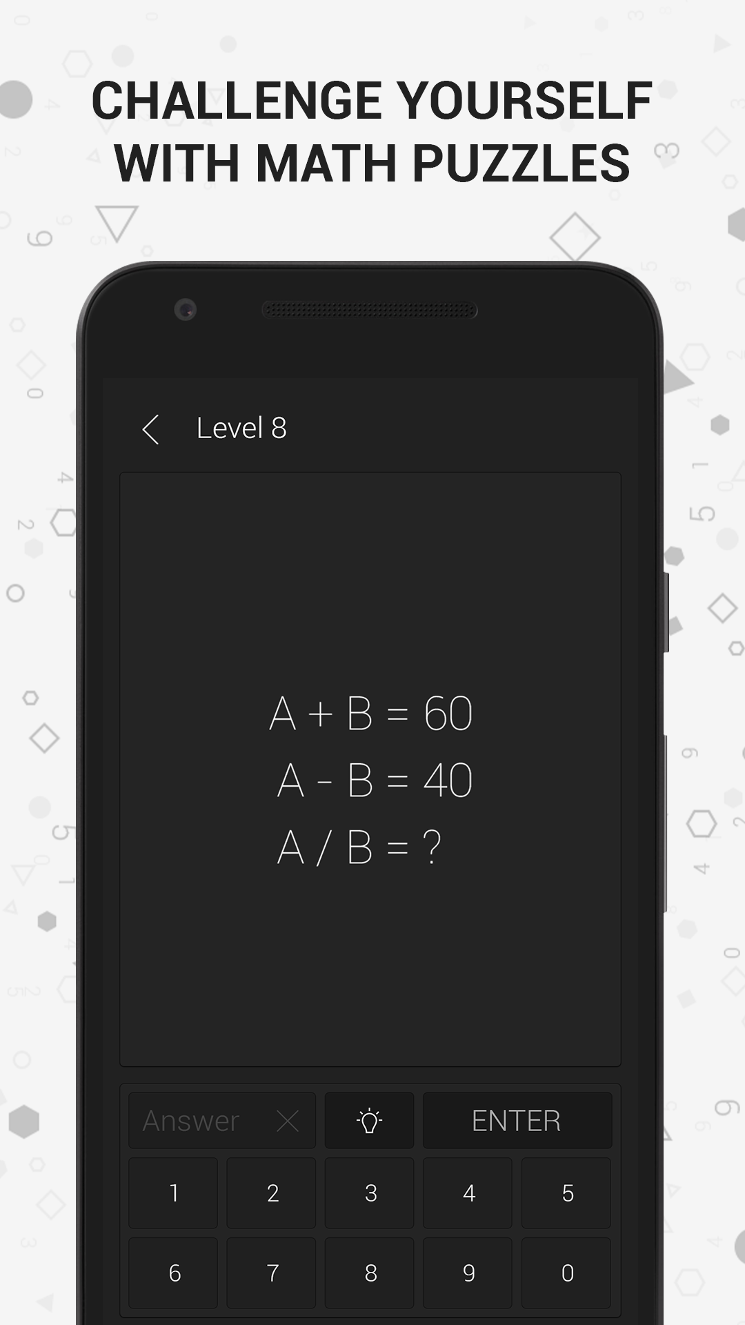 Screenshot 1 of 數學|謎題和益智數學遊戲 1.27