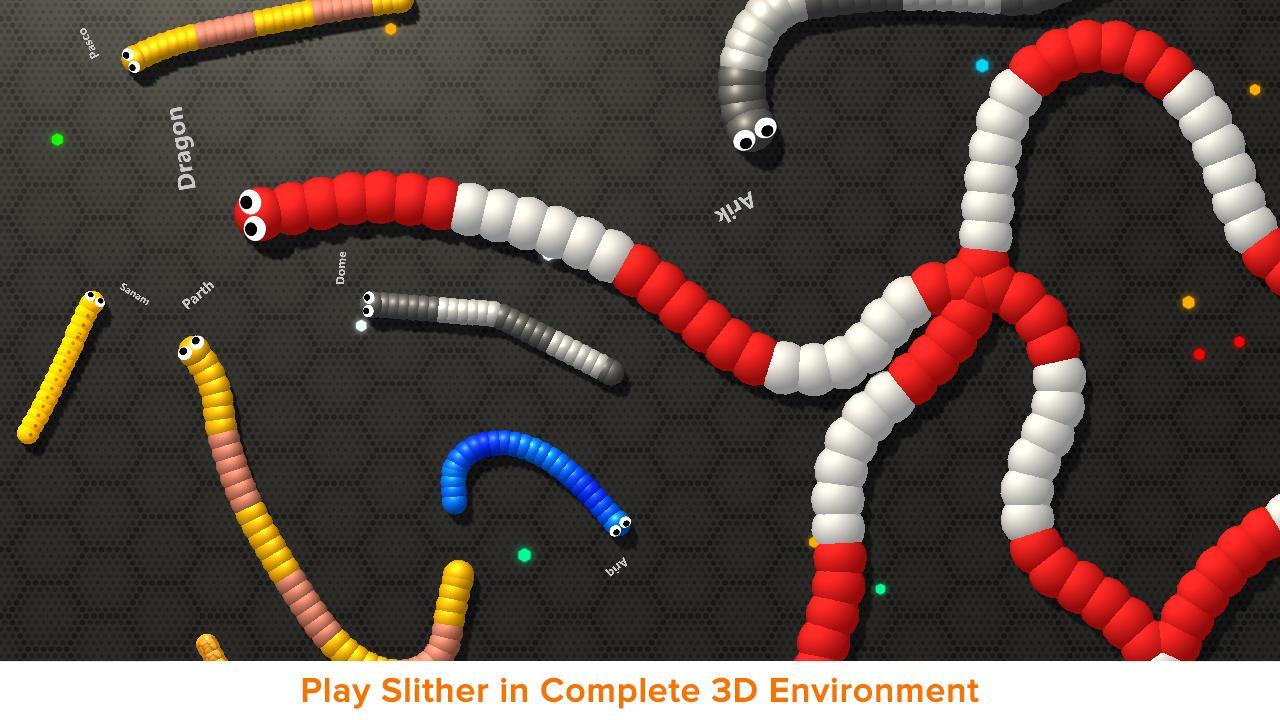Slithering Snake.io Game Screenshot