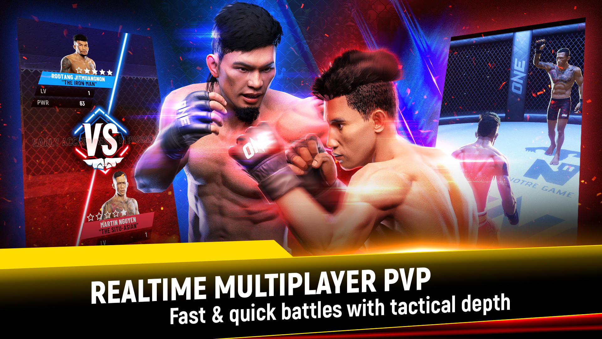 ONE Fight Arena: MMA Tactics Game Screenshot