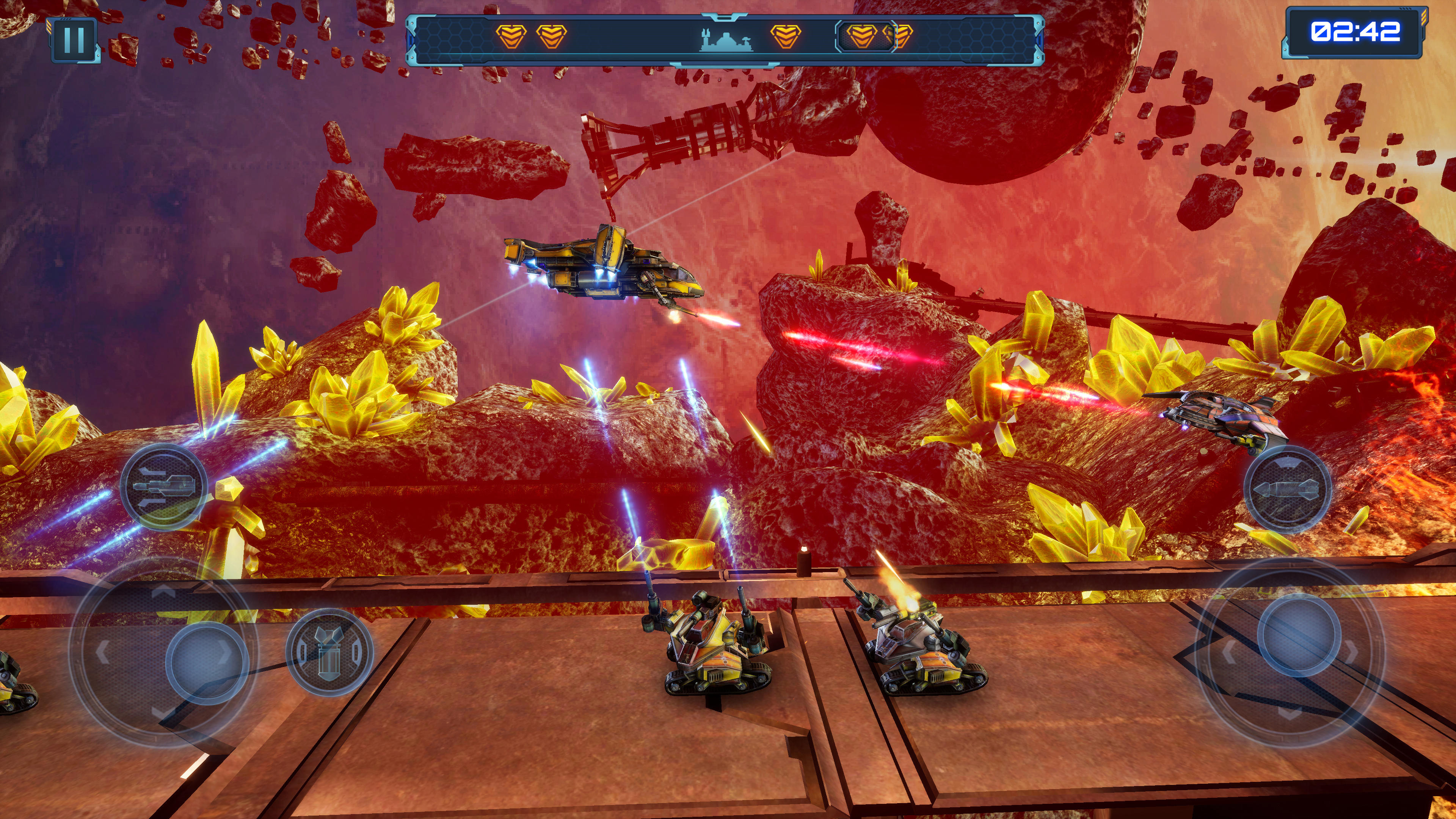 Red Siren: Robot and Mecha War Game Screenshot