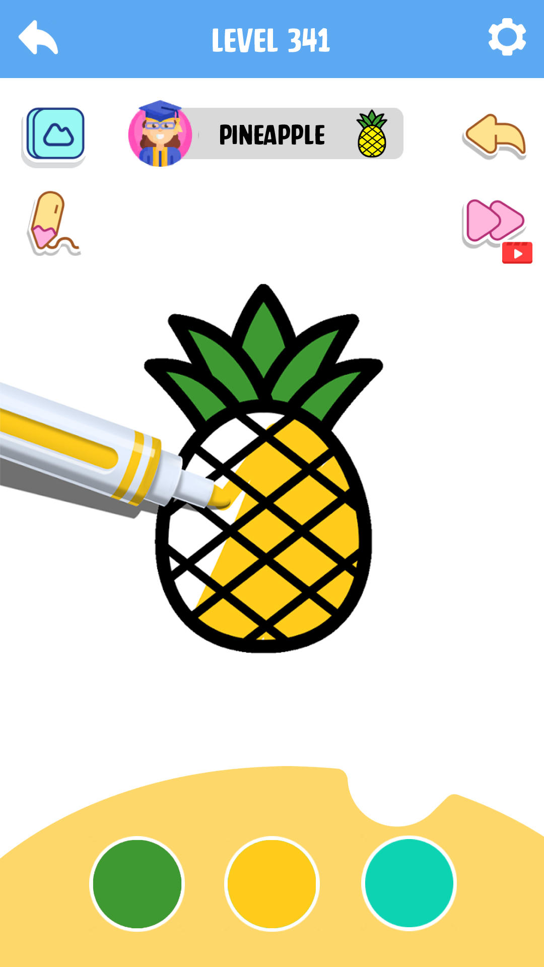 Coloring Game: Little artist Game Screenshot