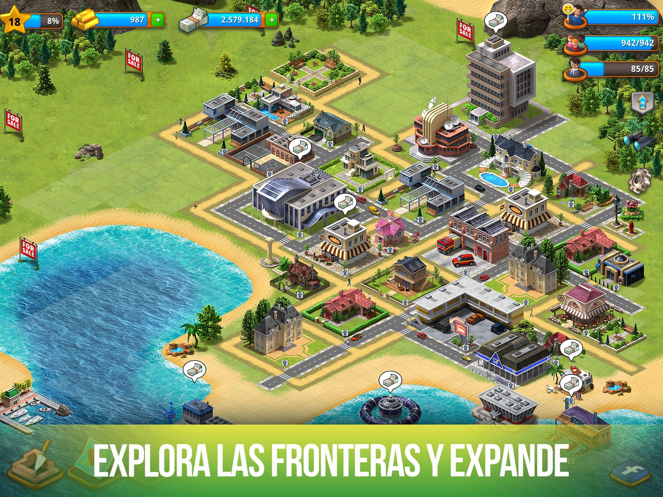 Captura de Pantalla del Juego Paradise City: Building Sim