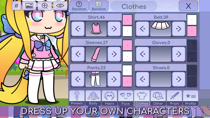 Screenshot of Gacha Life