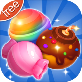 Sweet Candy Fever-Free Match 3 Puzzle game