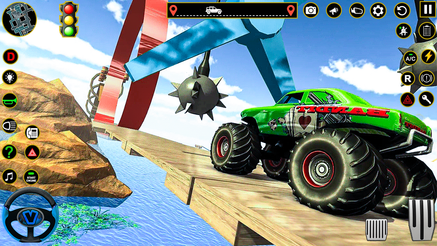 Car Games: Monster Truck Stunt Game for Android - Download