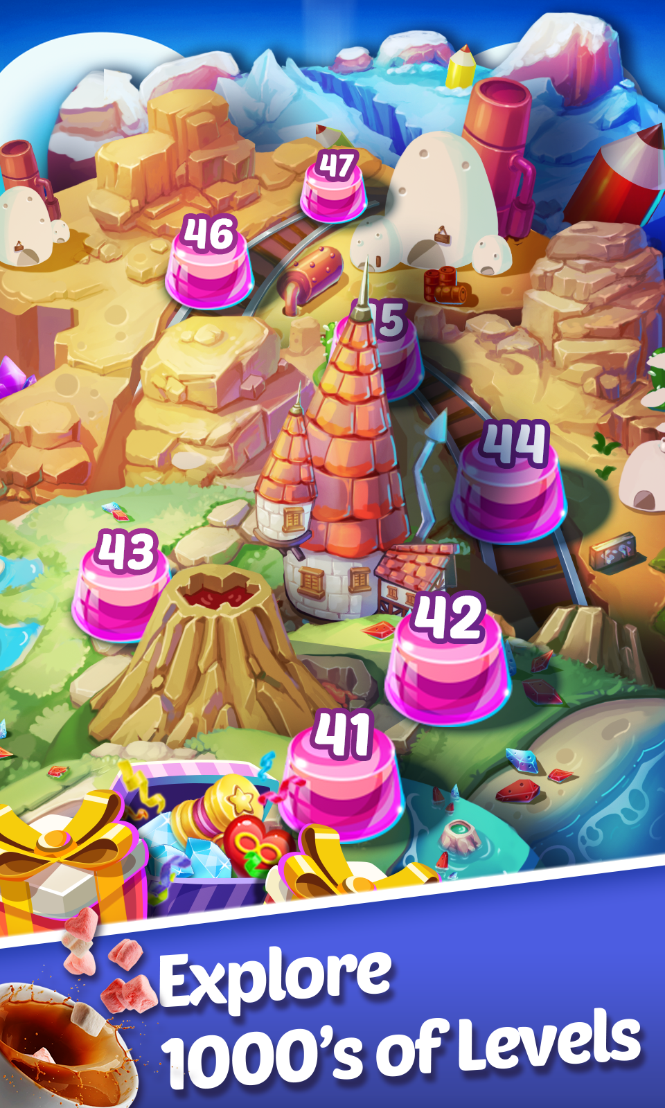Sweet Cookie-Match Puzzle Game Game Screenshot