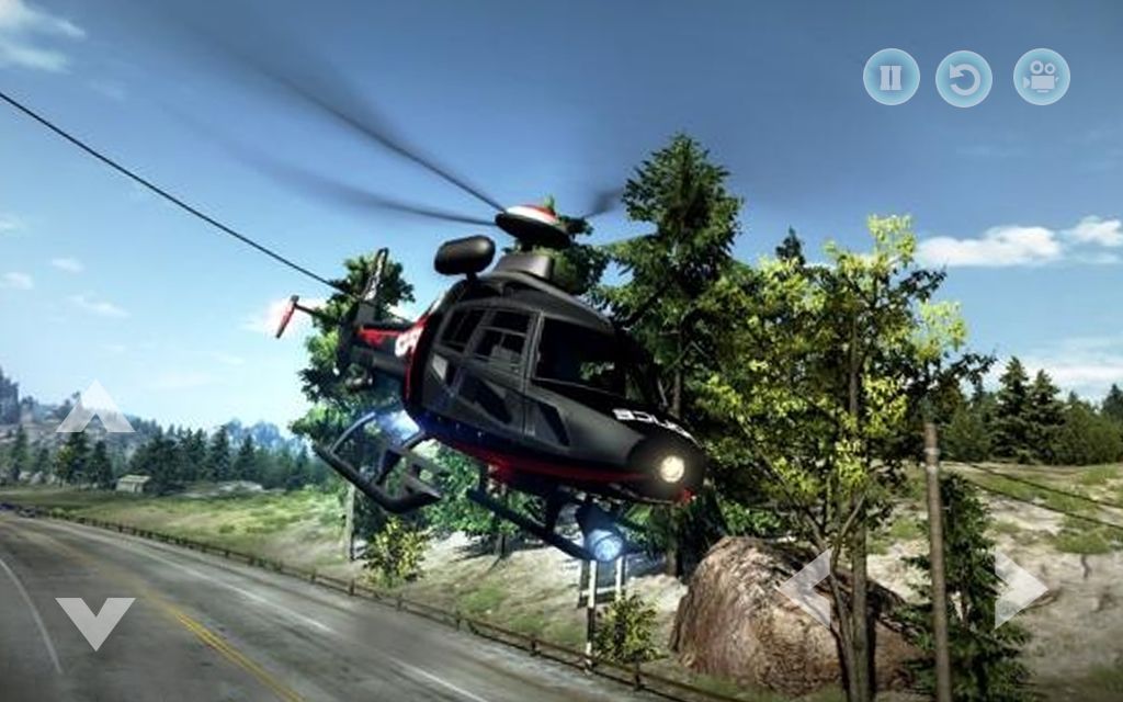 Screenshot of Police Helicopter : Cop Pilot Flying Simulator 3D