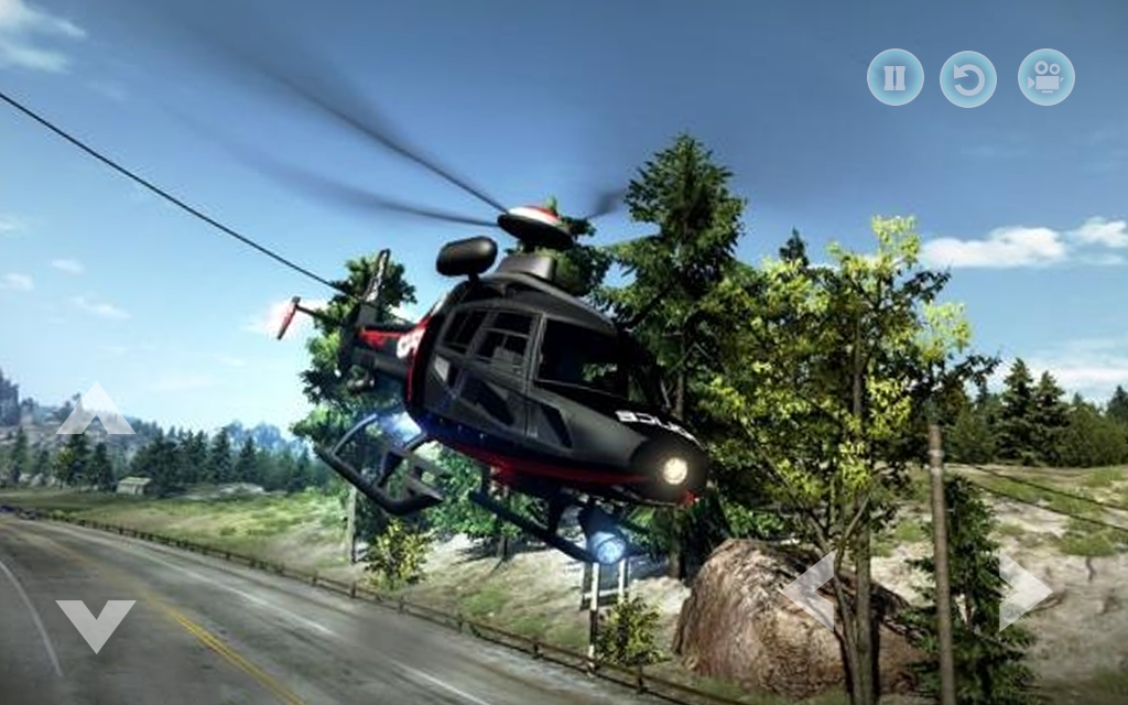 Police Helicopter : Cop Pilot Flying Simulator 3D Game Screenshot